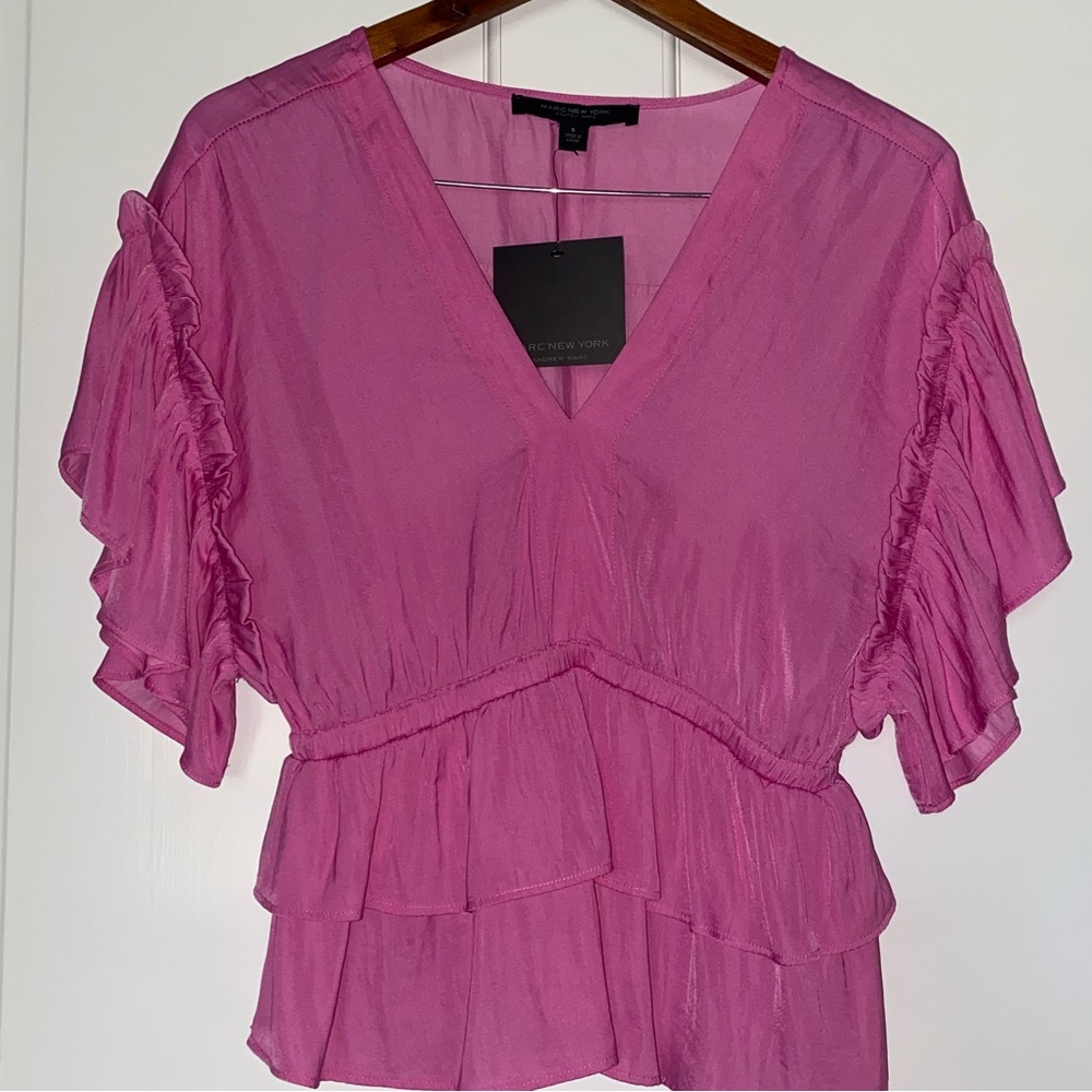Marc New York Ruffled Top - Picture 7 of 9